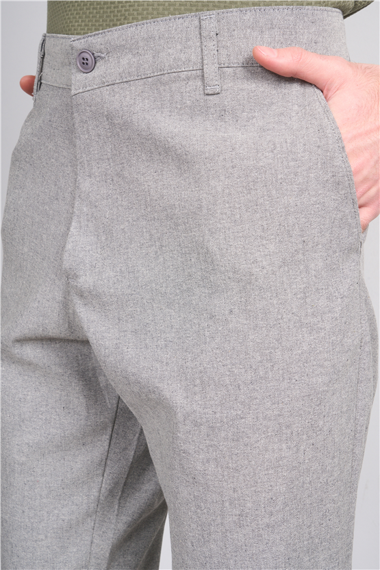 Mentality 6609 Erkek Yan Cep Pantolon Gri