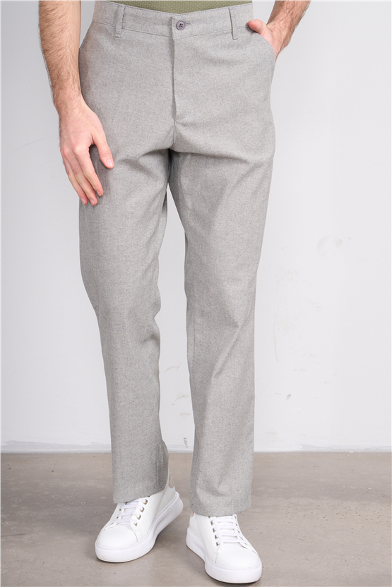 Mentality 6609 Erkek Yan Cep Pantolon Gri