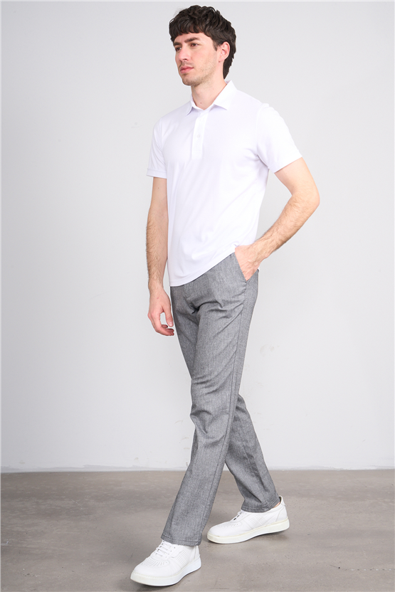 Mentality 6610 Erkek Yan Cep Pantolon Siyah