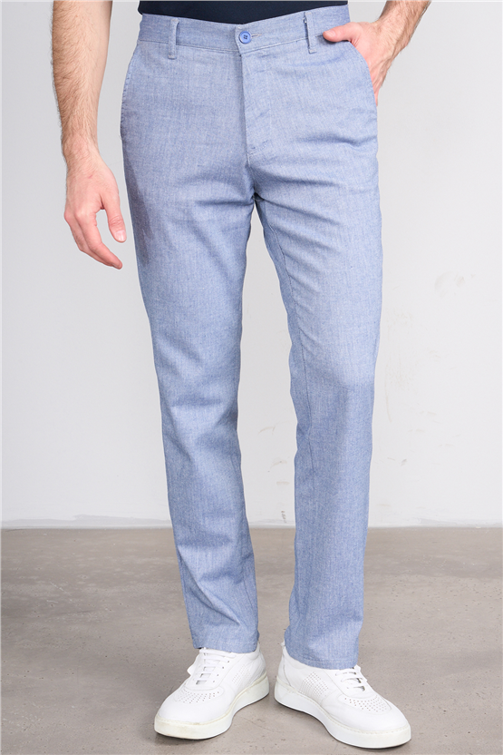 Mentality 6610 Erkek Yan Cep Pantolon Mavi