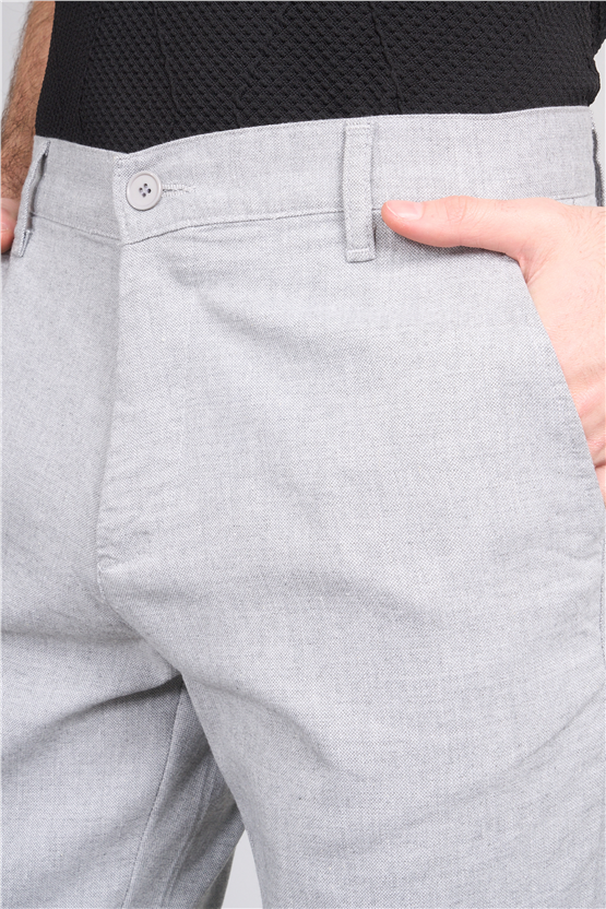 Mentality 6610 Erkek Yan Cep Pantolon Gri