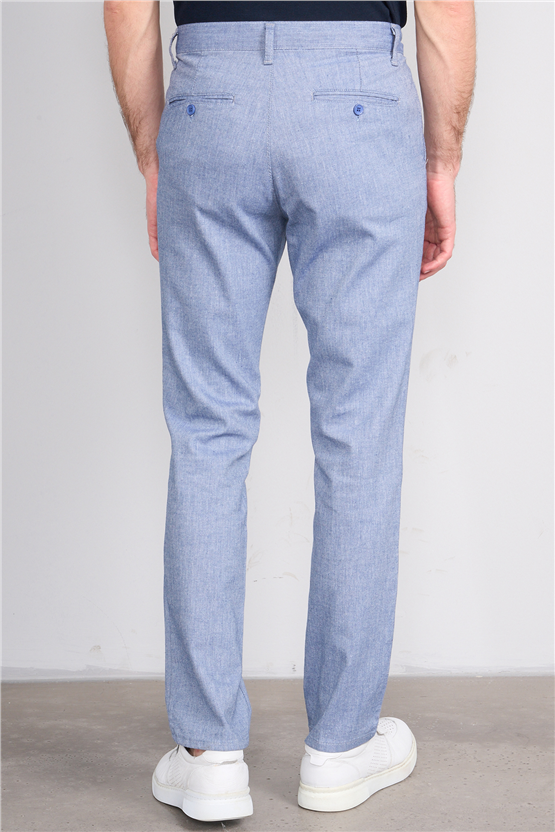 Mentality 6610 Erkek Yan Cep Pantolon Mavi