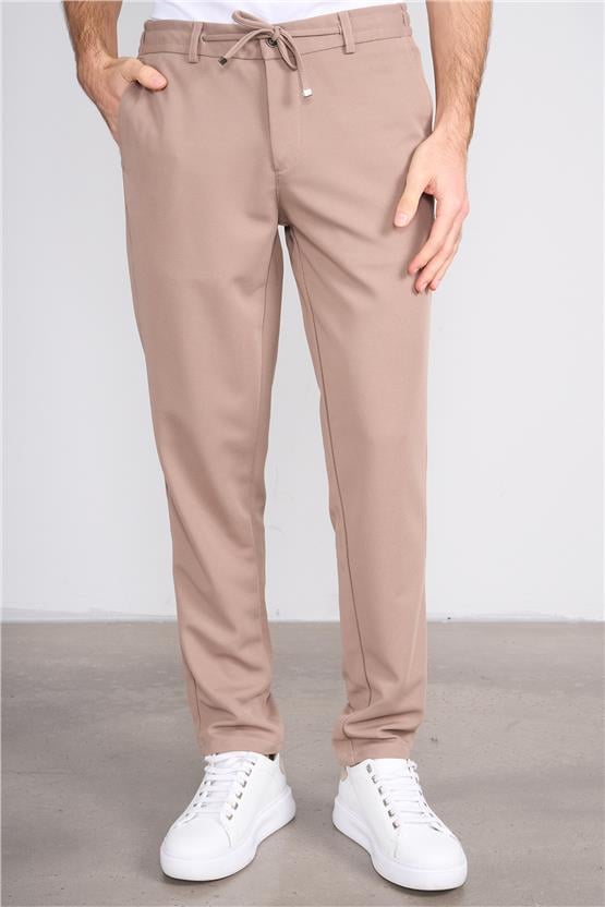 Mentality 6643 Erkek Meray Regular Jogger Pantolon Vizon
