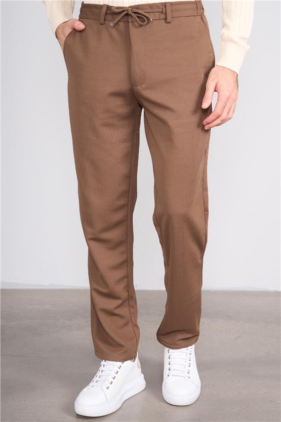 Mentality 6643 Erkek Meray Regular Jogger Pantolon Açık Kahve
