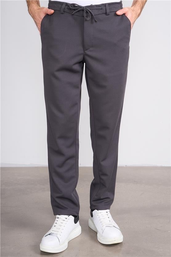 Mentality 6643 Erkek Meray Regular Jogger Pantolon Füme