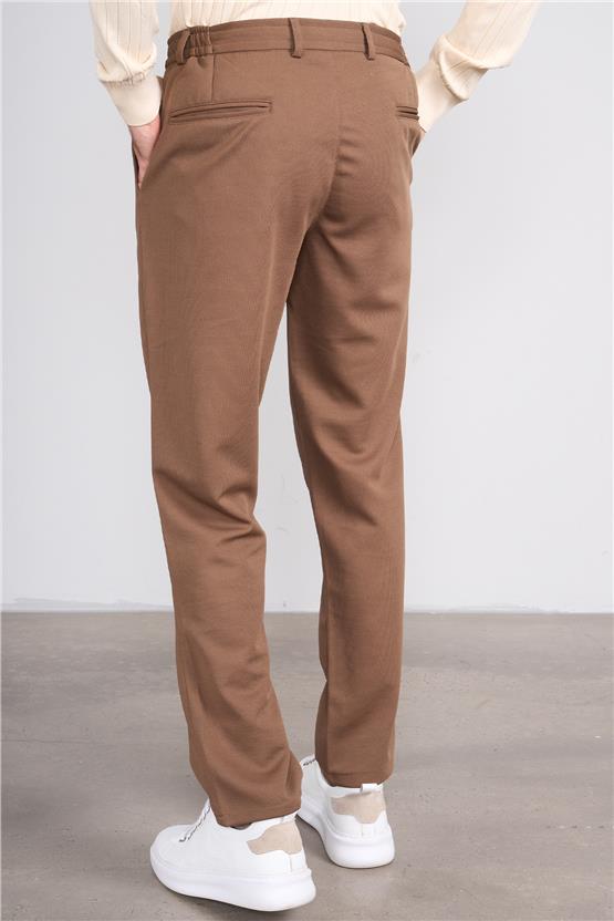 Mentality 6643 Erkek Meray Regular Jogger Pantolon Açık Kahve