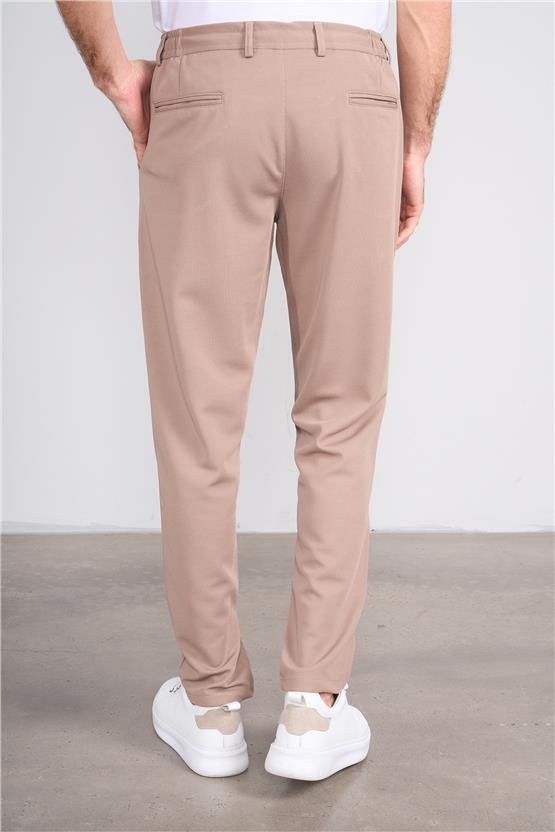 Mentality 6643 Erkek Meray Regular Jogger Pantolon Vizon