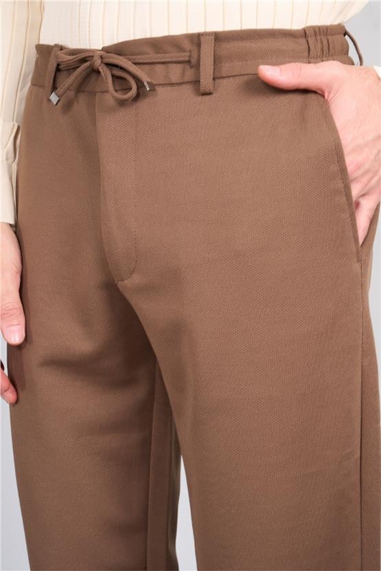 Mentality 6643 Erkek Meray Regular Jogger Pantolon Açık Kahve