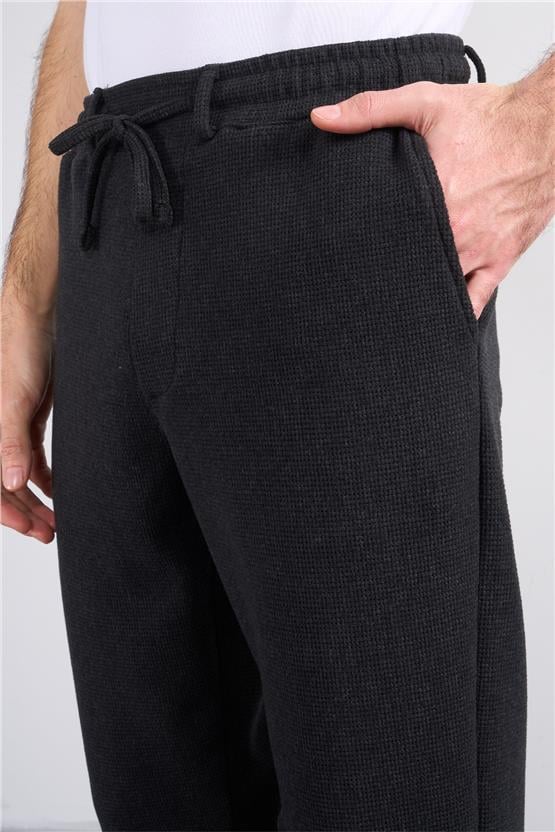 Mentality 6662 Erkek Regular Waffle Yan Cep Pantolon Antrasit