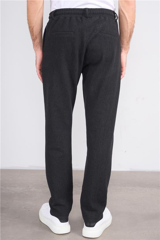 Mentality 6662 Erkek Regular Waffle Yan Cep Pantolon Antrasit