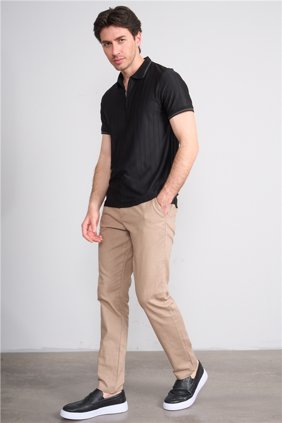 Mentality 6679 Erkek Jogger Pantolon Açık Bej