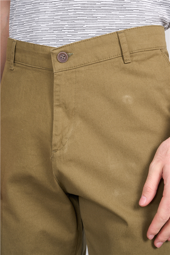 Mentality 6737 Erkek Yan Cep Pantolon Açık Haki