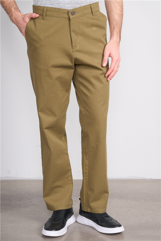 Mentality 6737 Erkek Yan Cep Pantolon Açık Haki