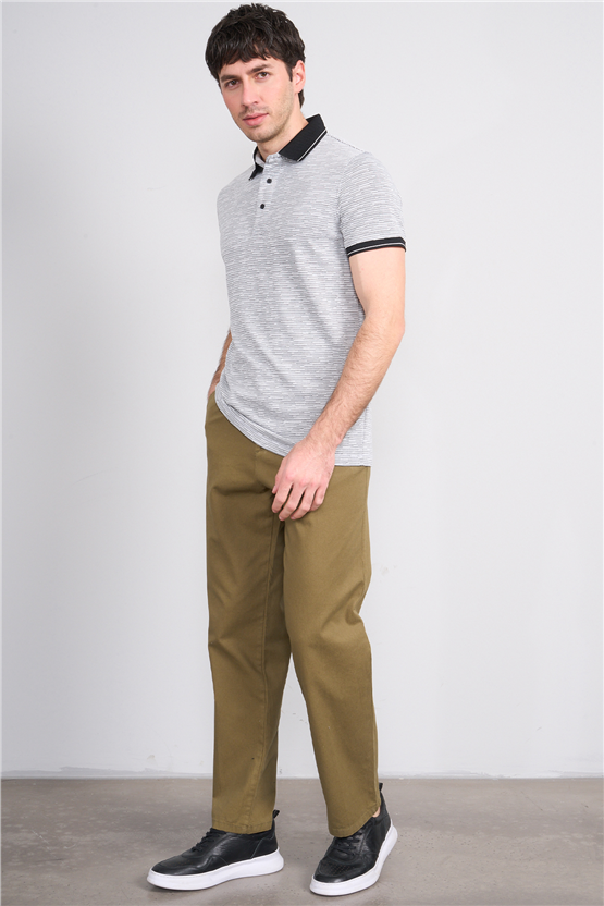 Mentality 6737 Erkek Yan Cep Pantolon Açık Haki