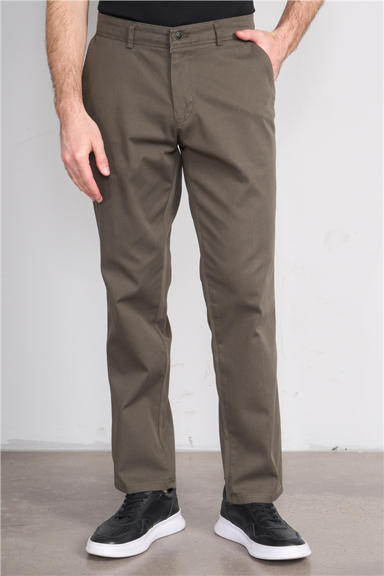 Mentality 6774 Erkek Yan Cep Pantolon Haki