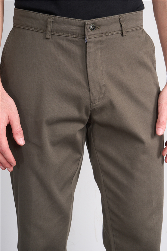 Mentality 6774 Erkek Yan Cep Pantolon Haki