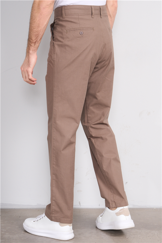 Mentality 6776 Erkek Yan Cep Pantolon Vizon