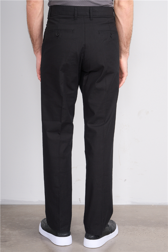 Mentality 6776 Erkek Yan Cep Pantolon Siyah