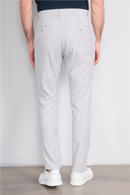 Mentality 6786 Erkek Jogger Pantolon Açık Gri