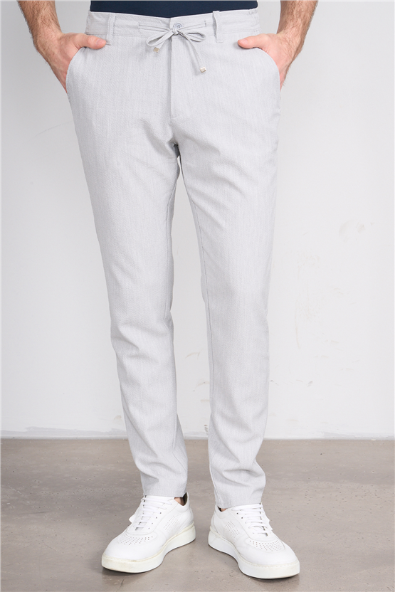 Mentality 6786 Erkek Jogger Pantolon Açık Gri