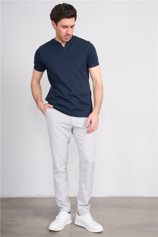 Mentality 6786 Erkek Jogger Pantolon Açık Gri