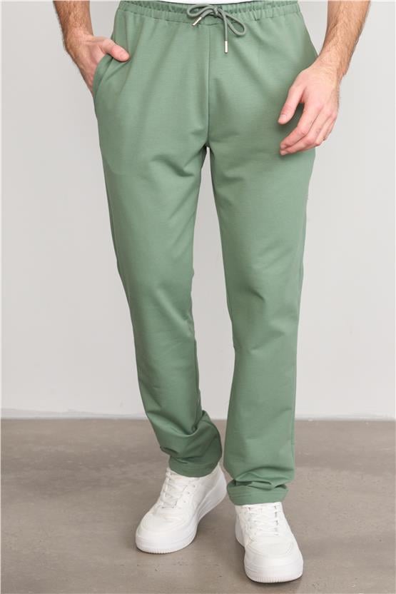 Mentality 776 Erkek 2 İplik Eşofman Alt Haki