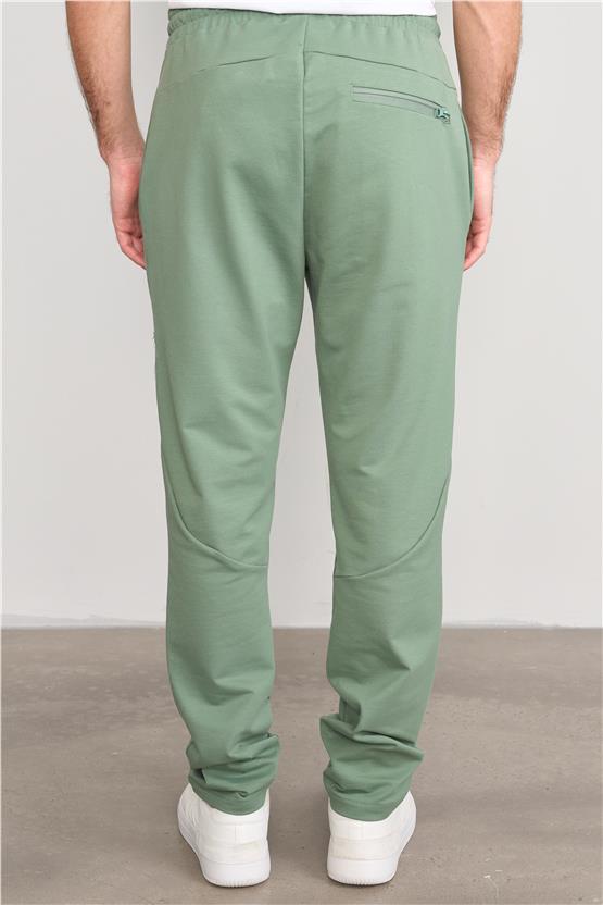 Mentality 776 Erkek 2 İplik Eşofman Alt Haki