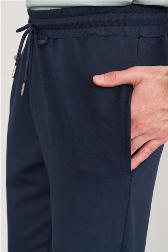 Mentality 776 Erkek 2 İplik Eşofman Alt Lacivert