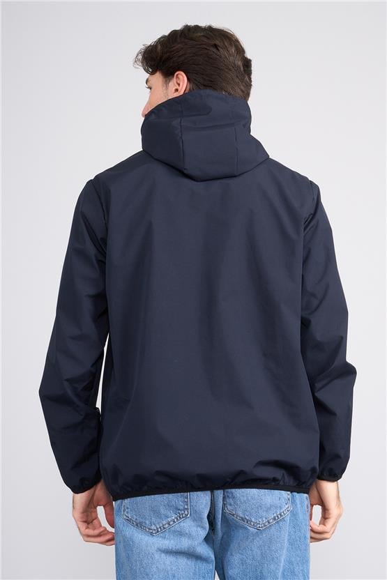 Mentality 7775 Erkek Kapüşonlu Vural Yağmurluk Lacivert
