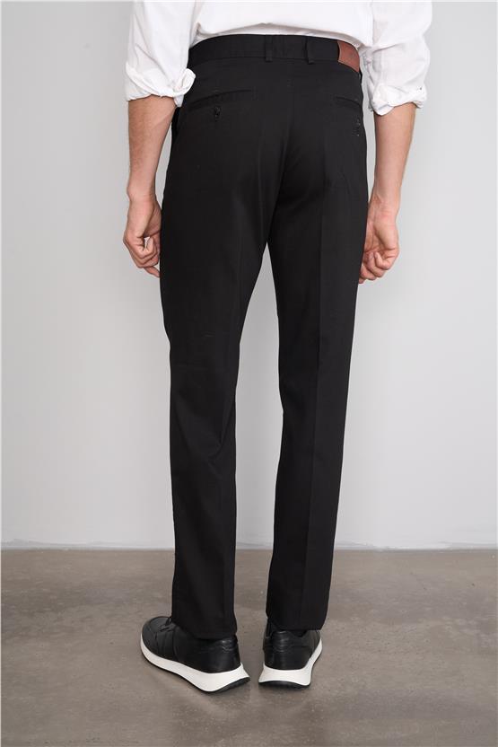 Mentality 8112 Erkek Yan Cep King Gabardin Pantolon Siyah