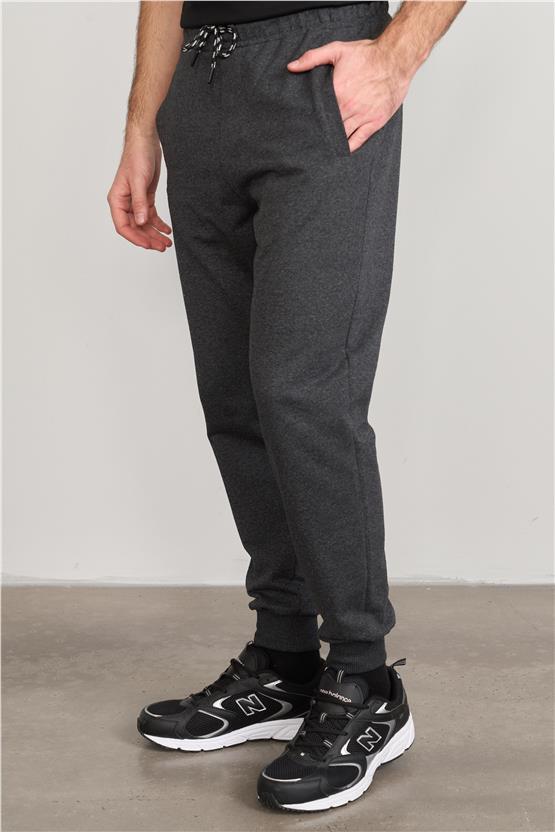 Mentality 857 Erkek Cepli Rejenere Eşofman Alt Antrasitmelanj