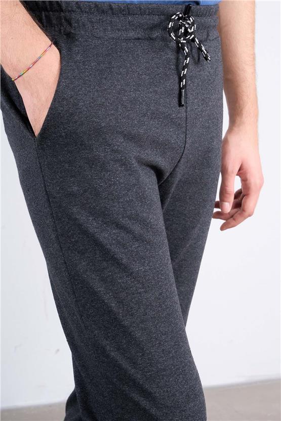 Mentality 859 Erkek Cepli Rejenere Eşofman Alt Antrasitmelanj