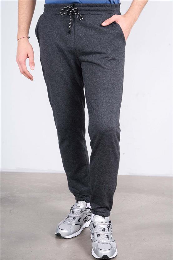 Mentality 859 Erkek Cepli Rejenere Eşofman Alt Antrasitmelanj