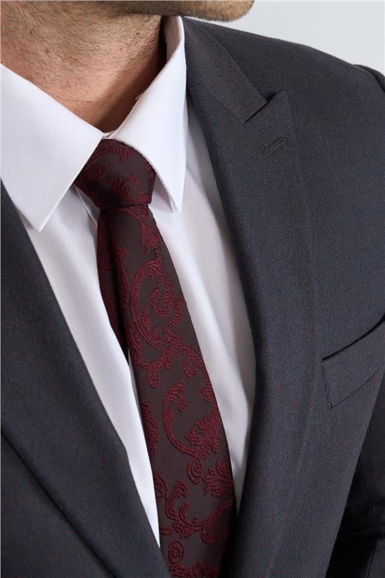 Mentality 9091 Erkek Yünter 6 Drop Slimfit Takım Elbise Lacivert