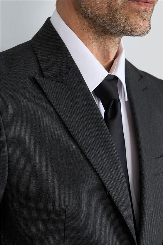 Mentality 9094 Erkek Yünter 6 Drop Slimfit Takım Elbise Siyah