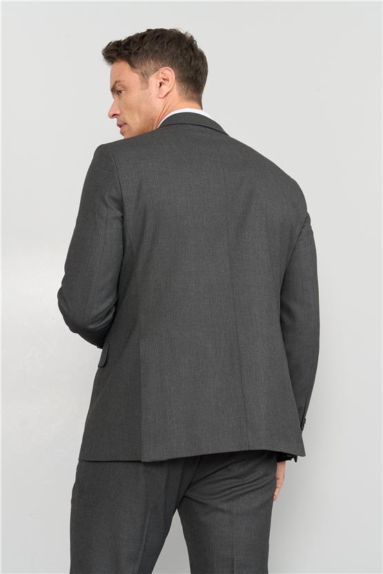 Mentality 9101 Erkek Ardiles Kruvaze Takım Elbise Siyah