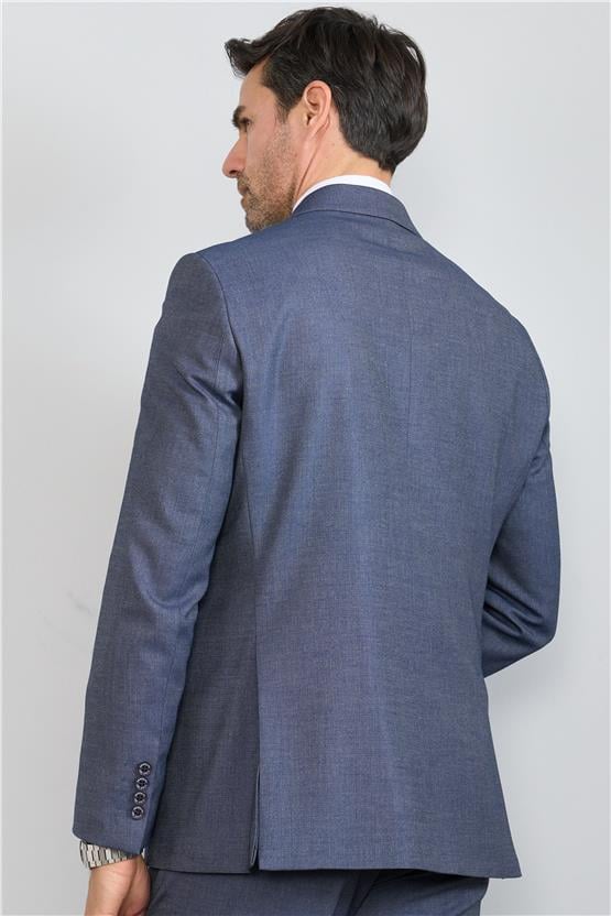 Mentality 9102 Erkek Cube Kruvaze Takım Elbise Lacivertmelanj