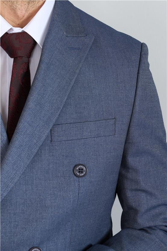 Mentality 9102 Erkek Cube Kruvaze Takım Elbise Lacivertmelanj