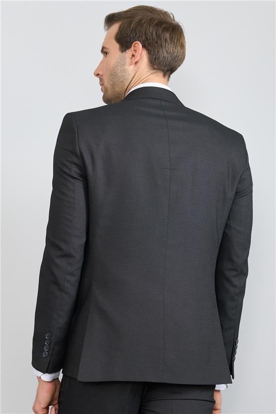 Mentality 9109 Erkek Slim Fit Takım Elbise Siyah