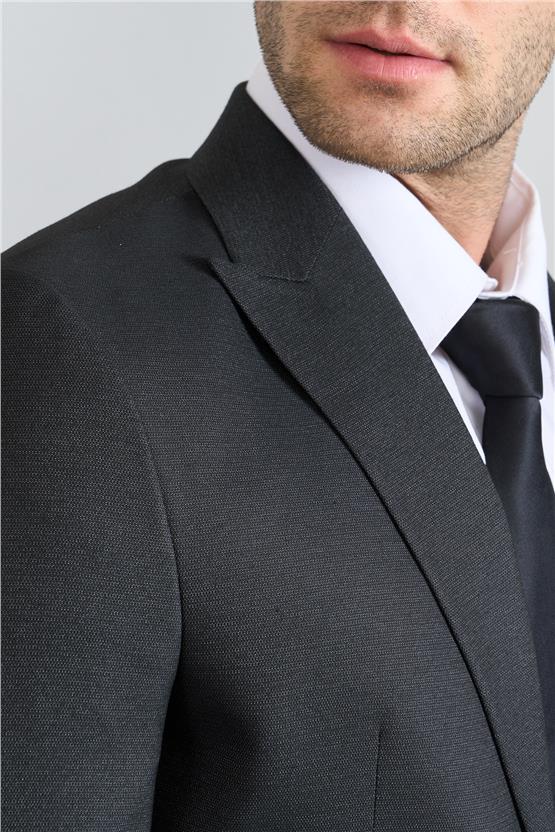 Mentality 9109 Erkek Slim Fit Takım Elbise Siyah