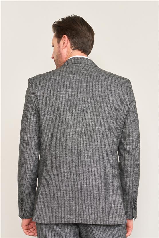 Mentality 9121 Erkek Mono Yaka Slim Fit Takım Elbise Siyah