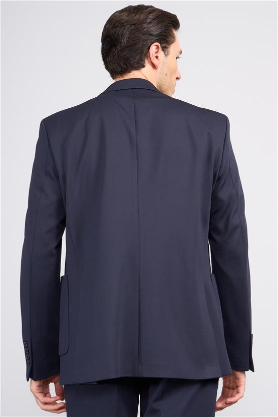 Mentality 9148 Erkek Mono Yaka Slimfit Takım Elbise Koyu Lacivert