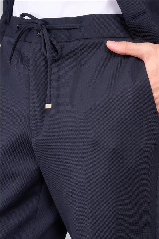 Mentality 9148 Erkek Mono Yaka Slimfit Takım Elbise Koyu Lacivert