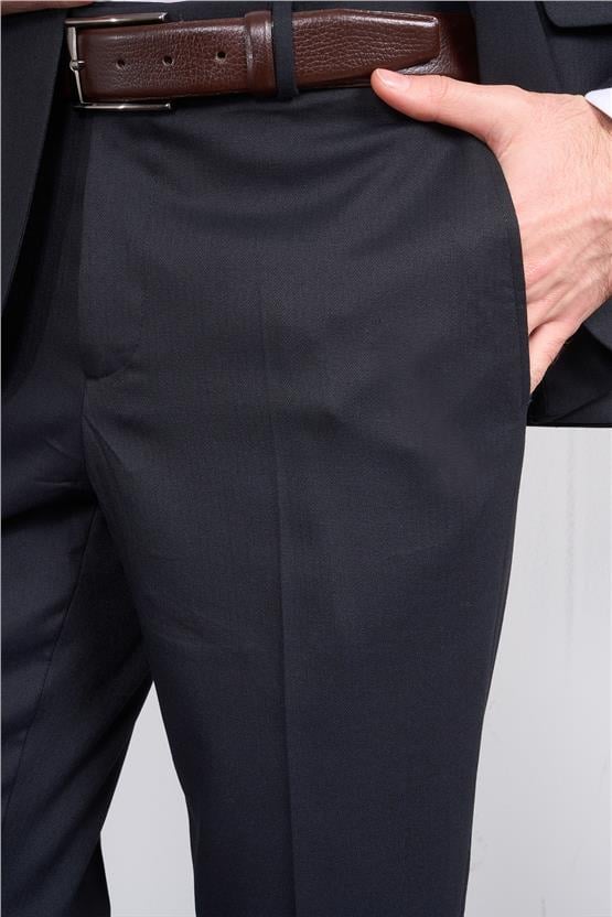 Mentality 9188 Erkek Mono Yaka Slim Fit Takım Elbise Lacivert