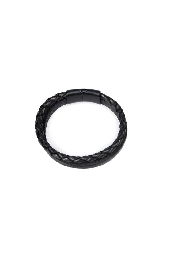 Mentality E-101 Erkek Deri Bileklik