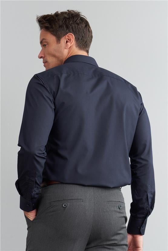 Mentality G071 Erkek Uzun Kol Gömlek Lacivert