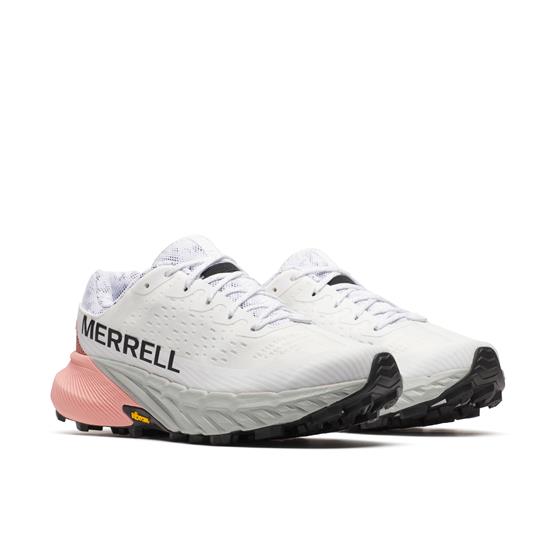 Merrell J068374 Agılıty Peak 5 33133 Whıte/Soft Coral Zenne Kosu Ayakkabısı