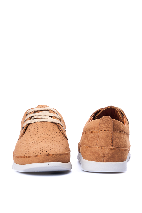 Meva 2035 Taba Nubuk Erkek Deri Comfort Ayakkabı