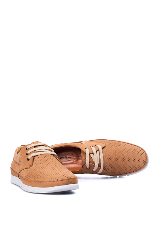 Meva 2035 Taba Nubuk Erkek Deri Comfort Ayakkabı