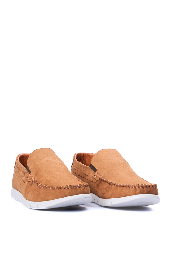 Meva 414 Taba Nubuk Erkek Deri Comfort Ayakkabı